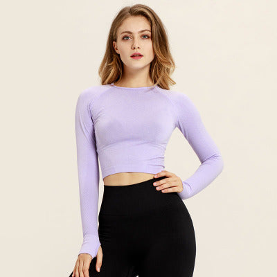 Yoga long sleeve workout clothes